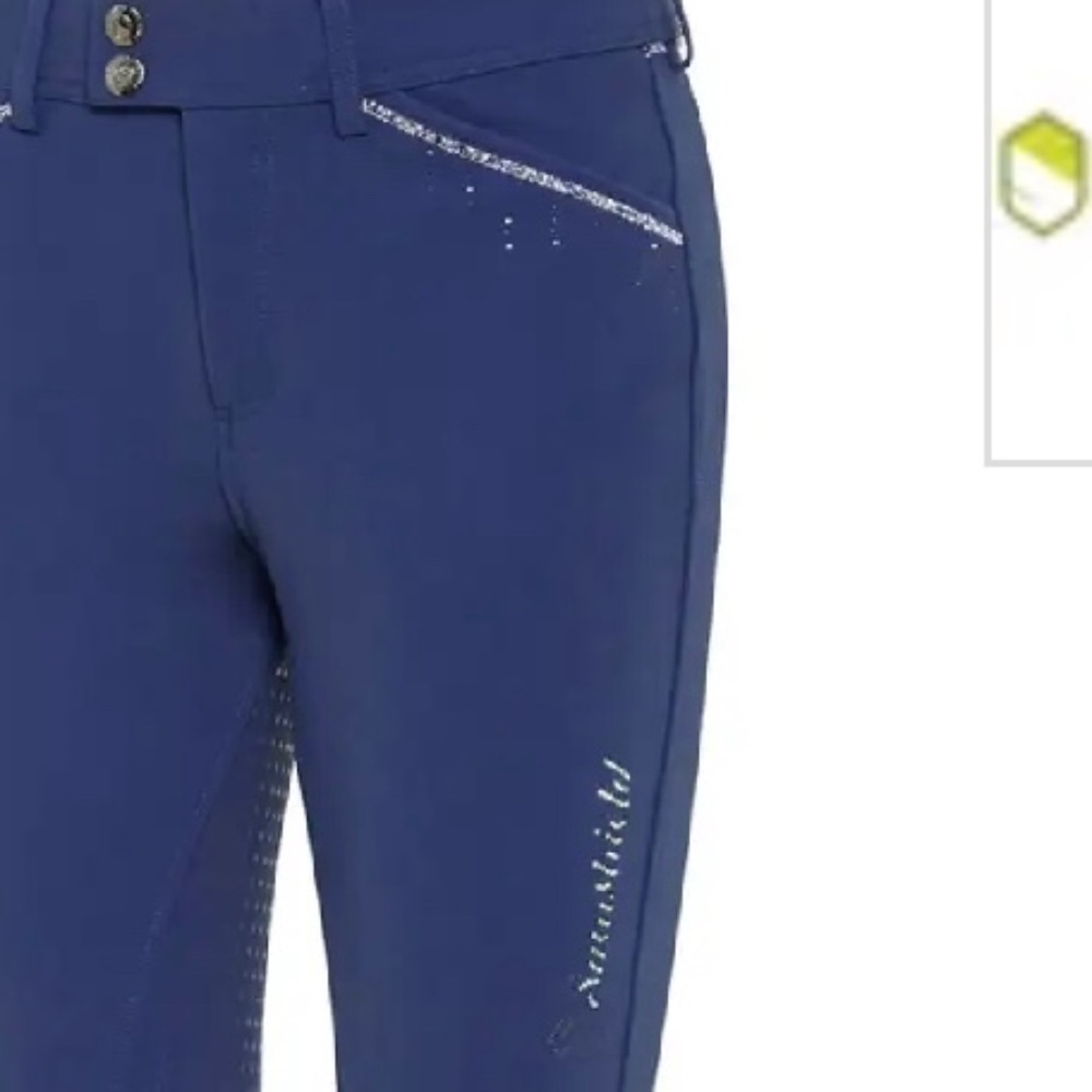 Beautiful Samshield Breeches w crystals in size 42.
